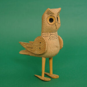 ヴィンテージ オアハカンウッドカーヴィング フクロウ