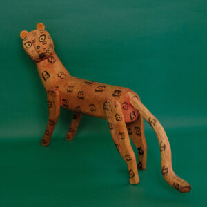 ヴィンテージ オアハカンウッドカーヴィング ジャガー