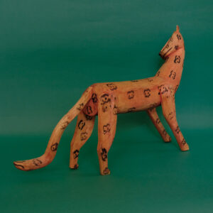 ヴィンテージ オアハカンウッドカーヴィング ジャガー