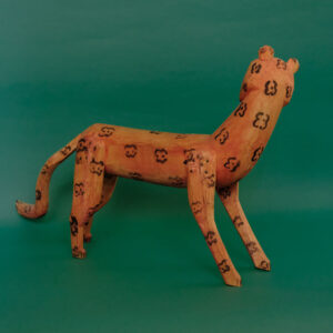 ヴィンテージ オアハカンウッドカーヴィング ジャガー