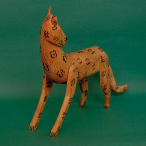 ヴィンテージ オアハカンウッドカーヴィング ジャガー