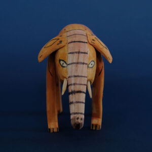 ヴィンテージ オアハカンウッドカーヴィング 象
