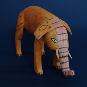 ヴィンテージ オアハカンウッドカーヴィング 象