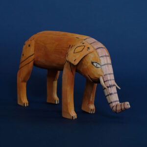 ヴィンテージ オアハカンウッドカーヴィング 象