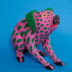 イサイーアス ヒメネス作 ピンクのブタの置物