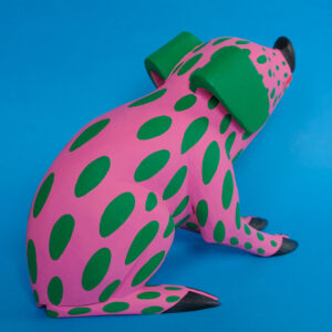 イサイーアス ヒメネス作 ピンクのブタの置物